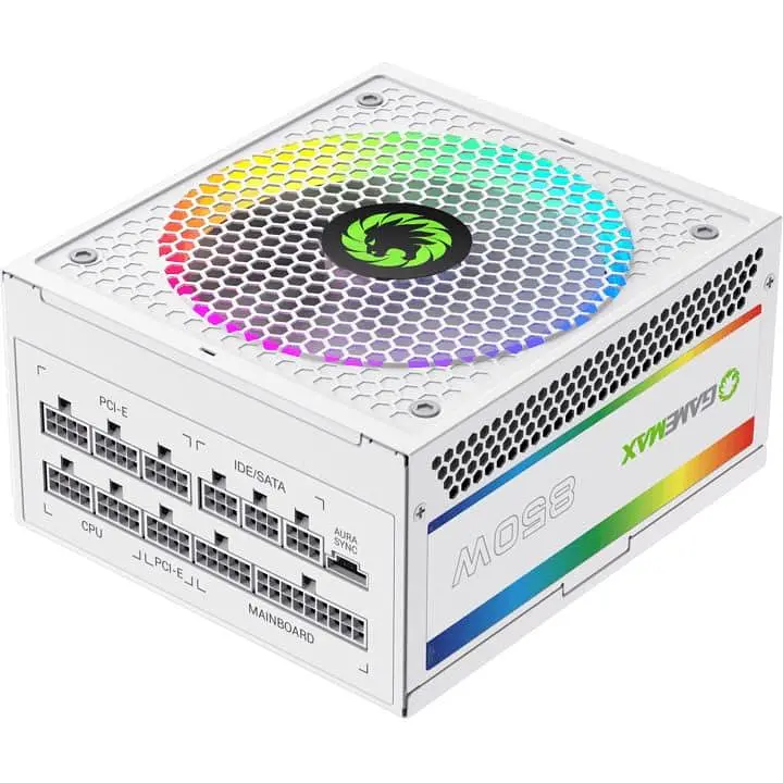 Блок питания GameMax 850W 80 Gold (RGB850 PRO WH) - фото 2