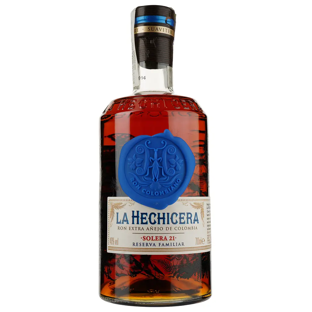 Ром La Hechicera Ron Extra Anejo de Colombia Solera 21, 40%, 0,7 л - фото 2