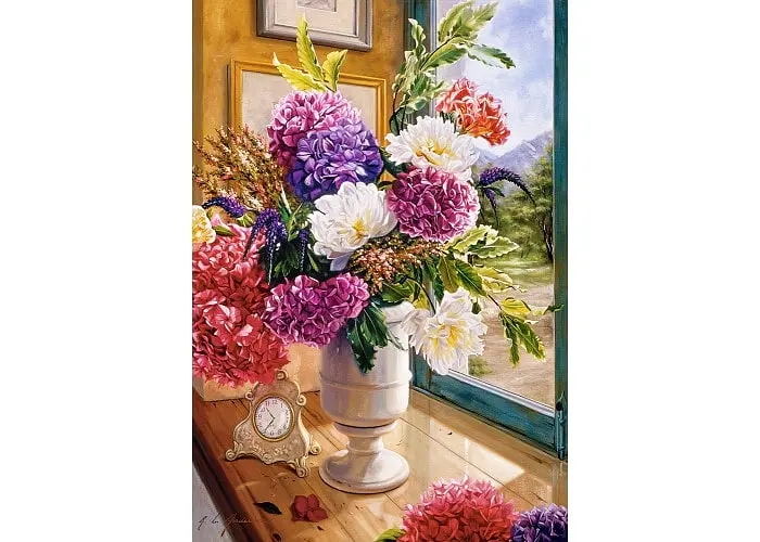 Пазл Castorland Натюрморт із гортензіями 1000 ел. (C-104444) - фото 2