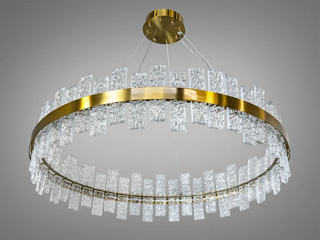 Люстра стельова LED LUXON Diasha 828/800BR, 90W, хром, 4950 лм, регульована висота, для кухні та інтер'єру - фото 5