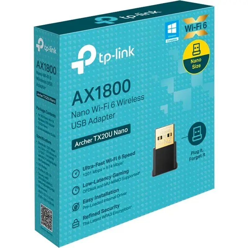 WiFi-адаптер TP-LINK Archer TX20U Nano - фото 2