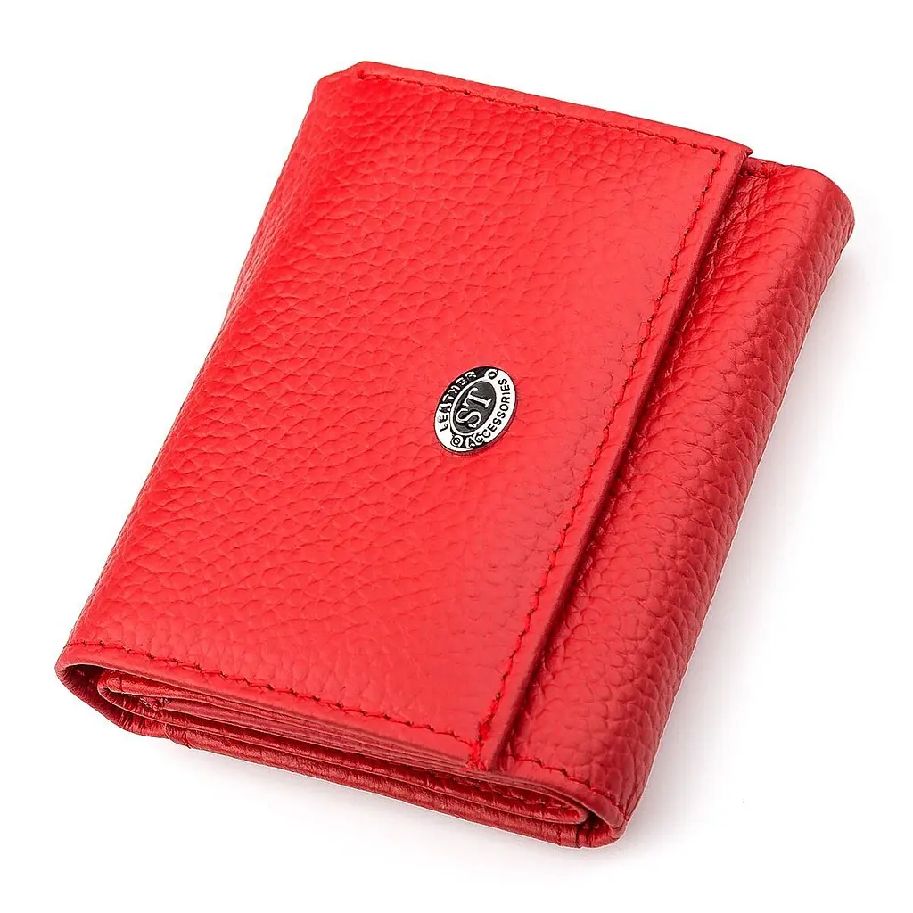 Гаманець ST Leather 18323 (ST440) дуже зручний жіночий червоний - фото 5