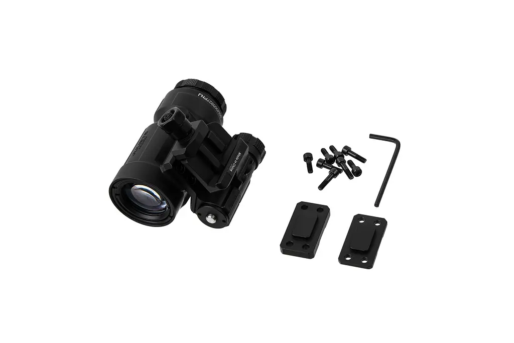 Увеличитель Sig Optics 5X JULIET5-MICRO 5X24MM, PUSH-BUTTON MOUNT WITH SPACERS, BLACK - фото 4