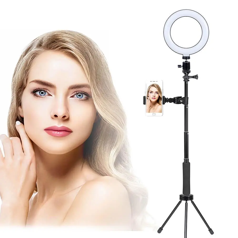 Тримач GRAND з кільцевим освітленням Bluetooth 6" MY100 (Kit3) 12cm Stand + 83cm Selfie Stick - фото 4