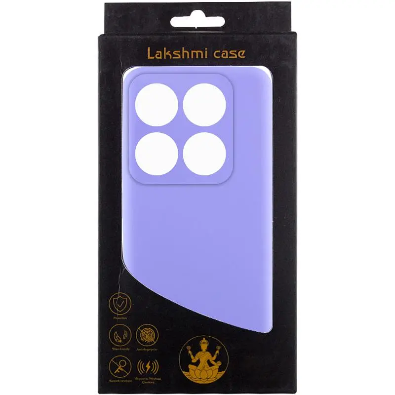 Чехол Silicone Cover Lakshmi Full Camera (AAA) для Xiaomi 14T Pro Сиреневый / Dasheen - фото 3