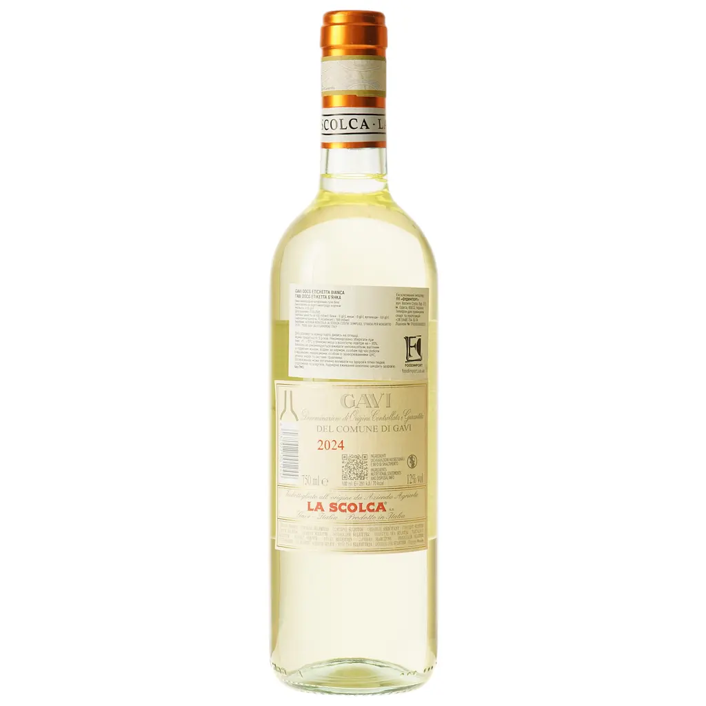 Вино La Scolca Gavi dei Gavi, 12%, 0,75 л - фото 4