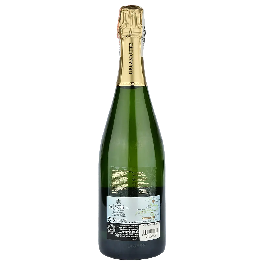 Шампанское Delamotte Brut белое брют 0.75 л (27246) - фото 2