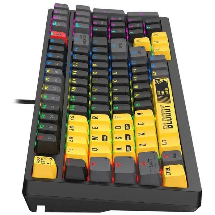 Клавиатура проводная A4Tech S98 Bloody Sports Lime - фото 8