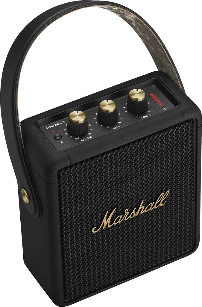 Портативная акустика Marshall Portable Speaker Stockwell II Black and Brass (1005544) [70306] - фото 15