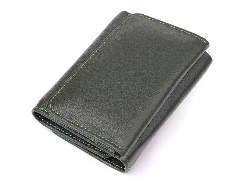 Маленький гаманець зручного формату з натуральної шкіри ST Leather 11.5х8х3 см acs0029650 - фото 2