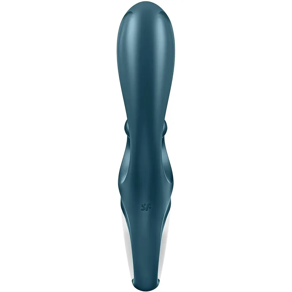 Смарт вібратор-кролик Satisfyer Hug Me Bluegrey - фото 6