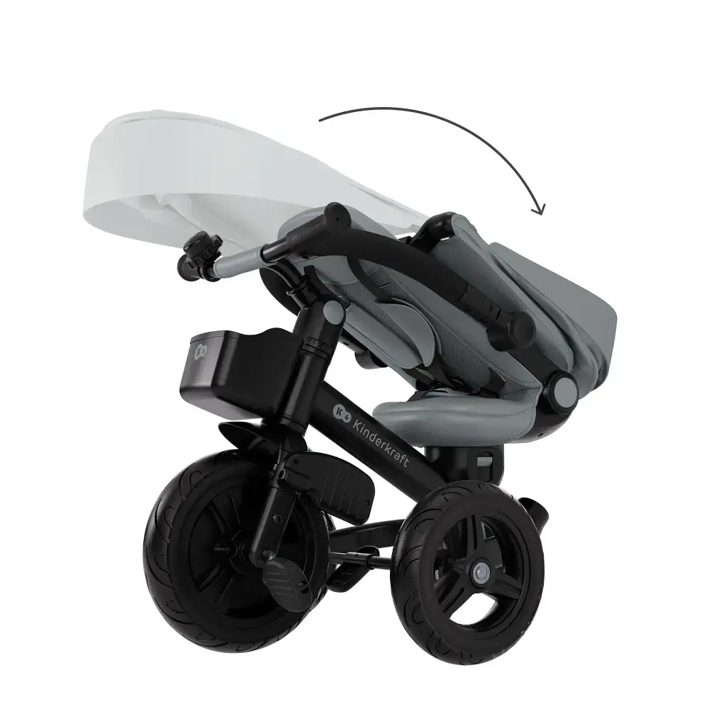 Триколісний велосипед Kinderkraft Aveo 2 Plus Grey (KRAVEO02GRY0000)  - фото 8
