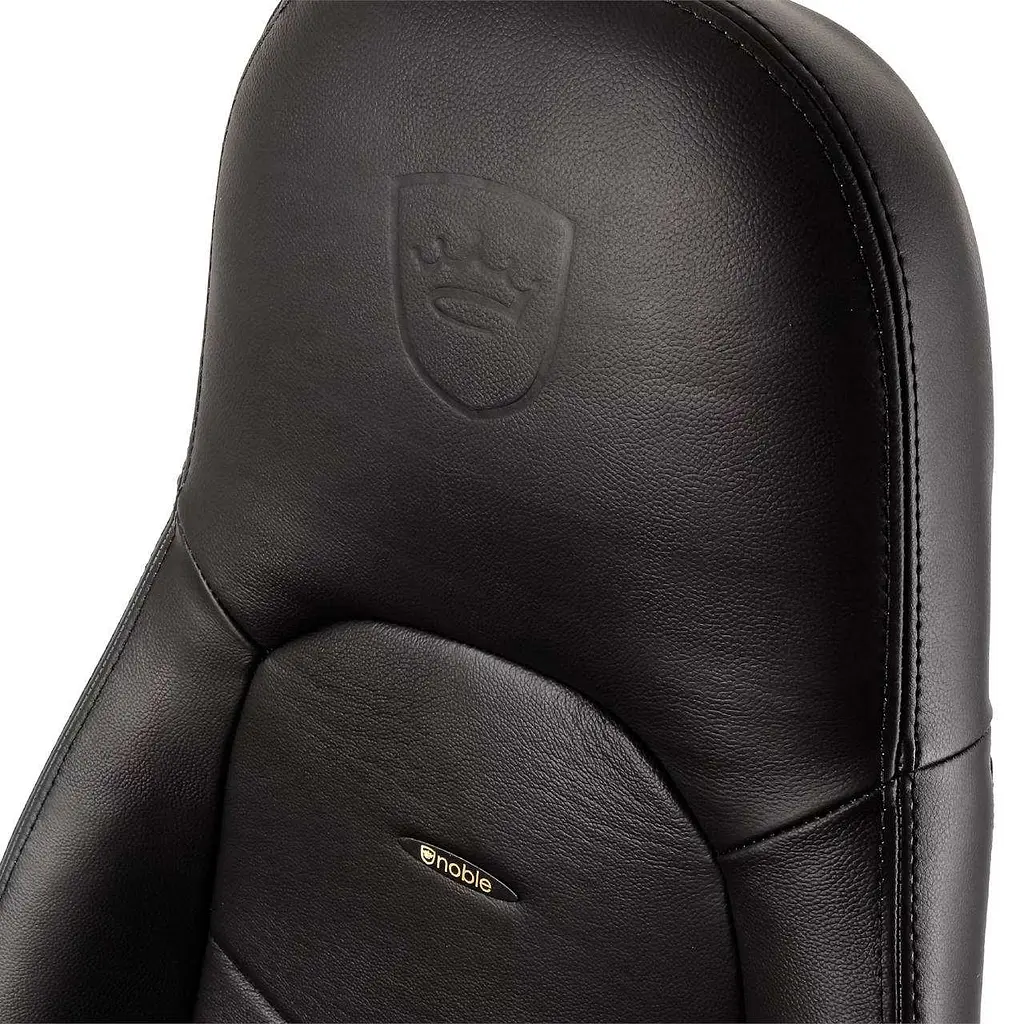 Геймерське крісло Noblechairs ICON Real Leather Black - фото 8