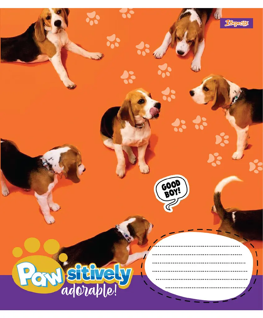 Зошит 1 вересня Pawsitively А5, 24 аркуша в лінію (768241) - фото 5