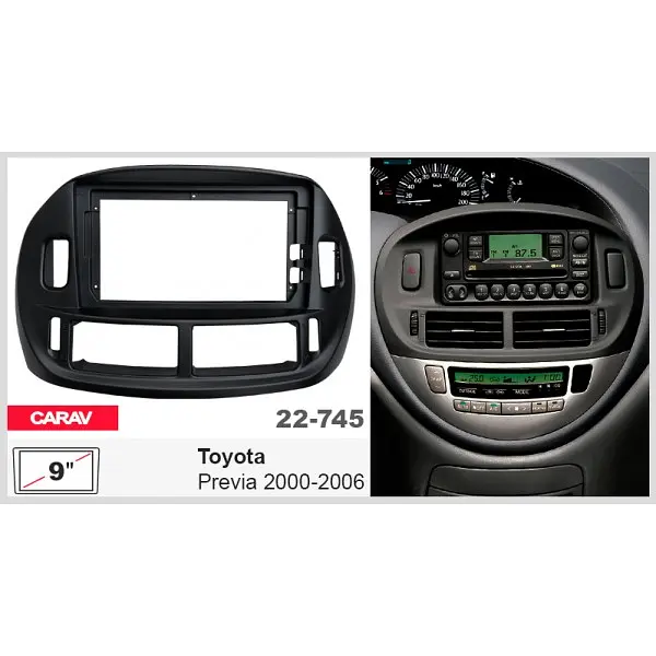 Переходная рамка Toyota Previa Carav 22-745 - фото 2