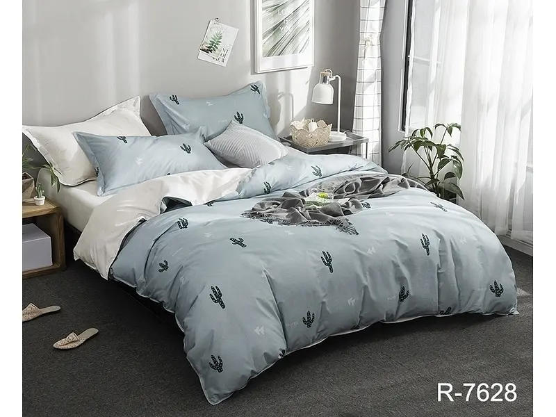 Комплект постільної білизни Євро TAG tekstil pbe0025627 - фото 2