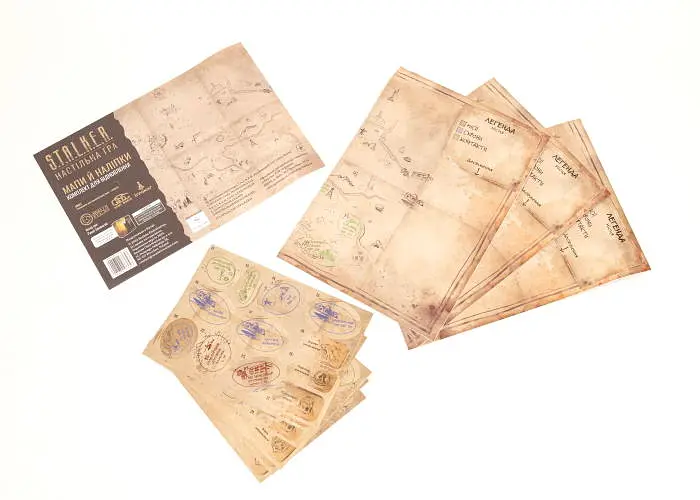 Настільна гра Ігромаг S.T.A.L.K.E.R. Maps & Stickers Recharge Pack (укр.) - фото 3