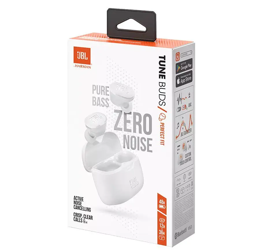 Наушники Bluetooth JBL TBuds TWS White - фото 8