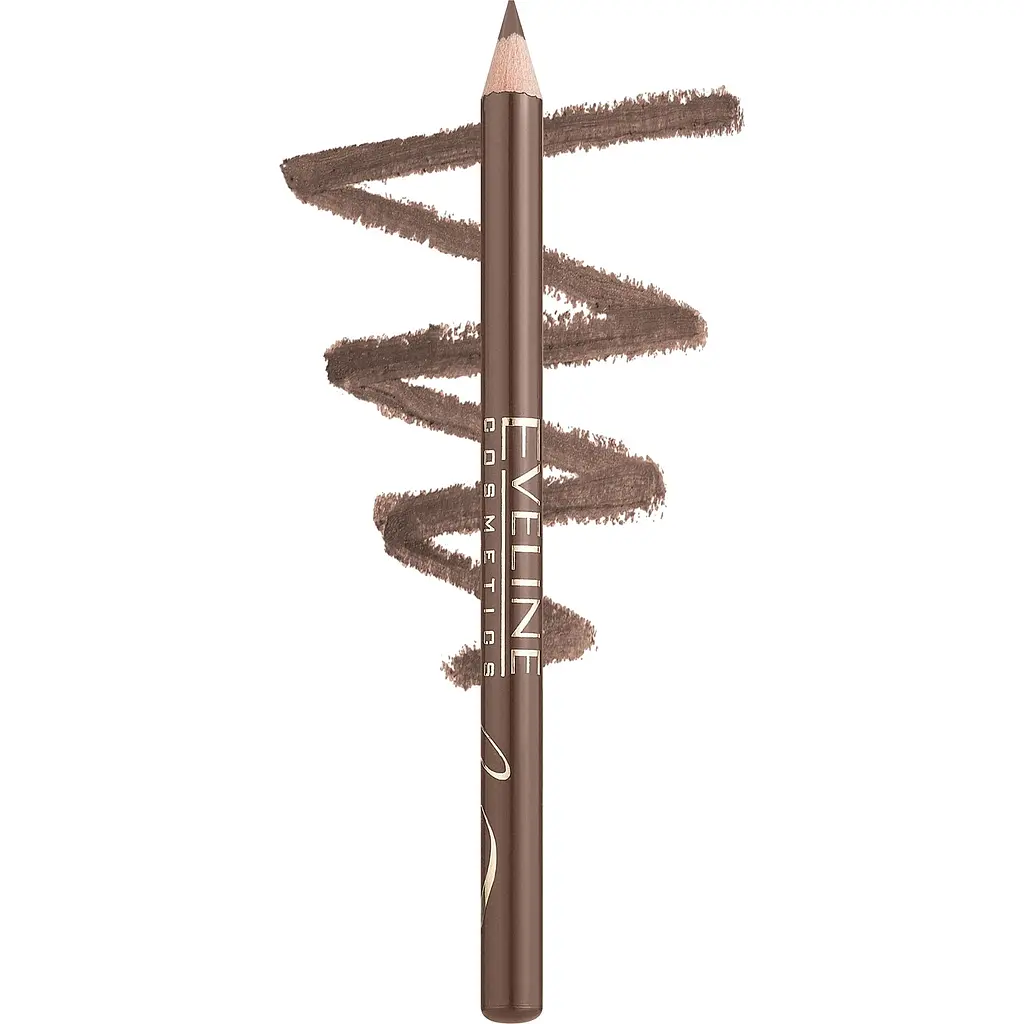 Контурний олівець для брів Eveline Eyebrow Pencil світло-коричневий 1.2 г (LMKKBRWIBL) - фото 4