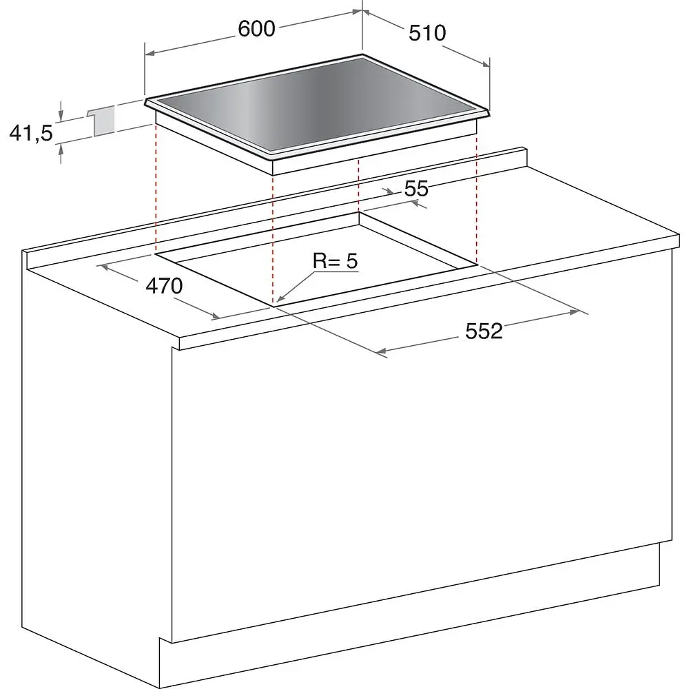 Варильна поверхня Whirlpool POW 64D2/NB - фото 3