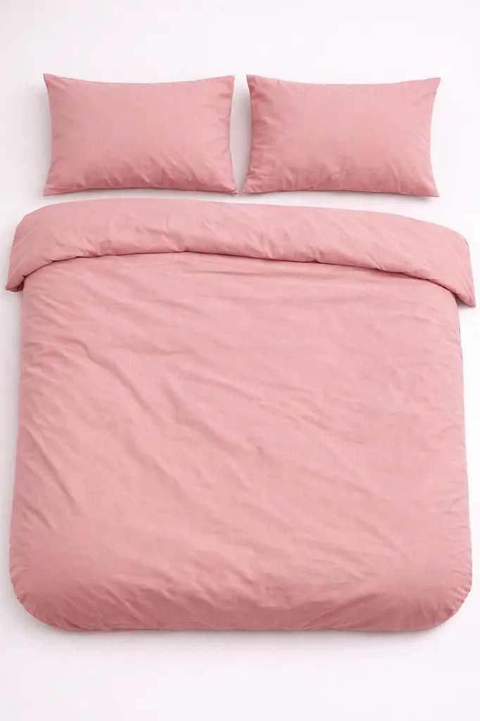 Підковдра на блискавці Ecotton Євро 210х215 см фланель з бавовни Pink рожевий (24422)