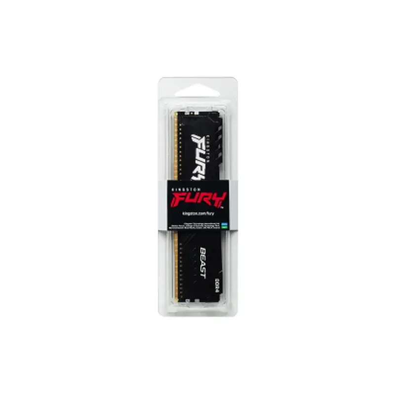Модуль пам'яті для комп'ютера DDR4 16GB 3200 MHz Fury Beast Black Kingston Fury (ex.HyperX) (KF432C16BB1/16) - фото 5