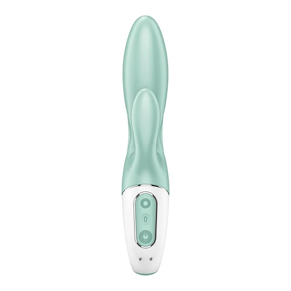 Вибратор-кролик Satisfyer Air Pump Bunny 5+ 21.5х3.6 см мятный - фото 2