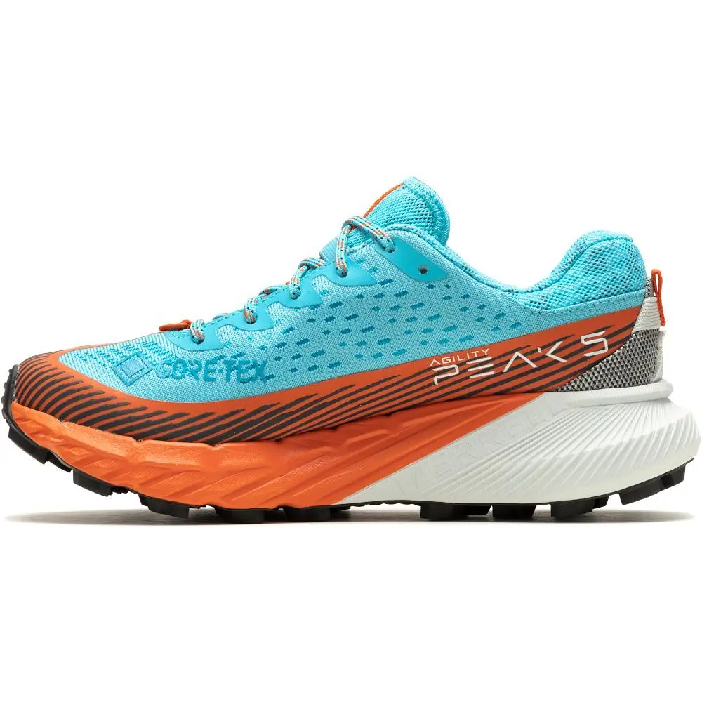 Кроссовки Merrell Agility Peak 5 GTX Wmn 37 Оранжевый/бирюзовый (1054-036.0996) - фото 3