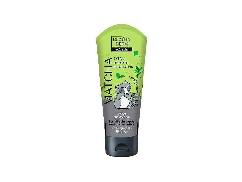 Гомаж для обличчя BEAUTYDERM 75мл Matcha з екстрактами Матча та Бамбуковою пудрою
