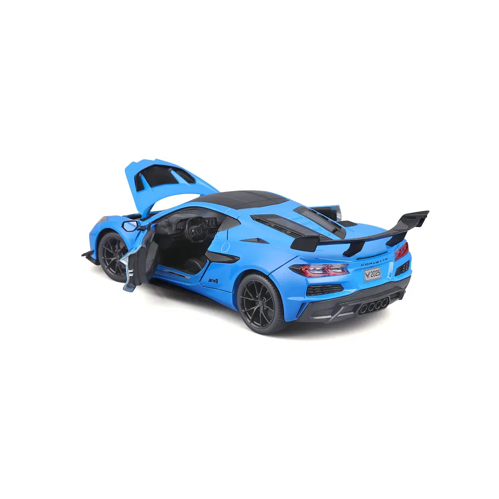 Машинка іграшкова Maisto 2025 Corvette ZR1 Coupe, масштаб 1:18 (31475 blue.met) - фото 6