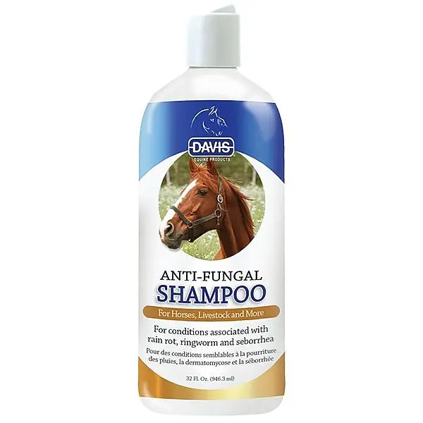 Шампунь Davis Anti-Fungal Shampoo Девіс анти-фунгал з 2% хлоргексидином для собак і коней, 946 мл (E.AFS32)