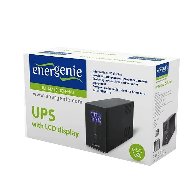 Джерело безперебійного живлення EnerGenie EG-UPS-031 650VA - фото 3