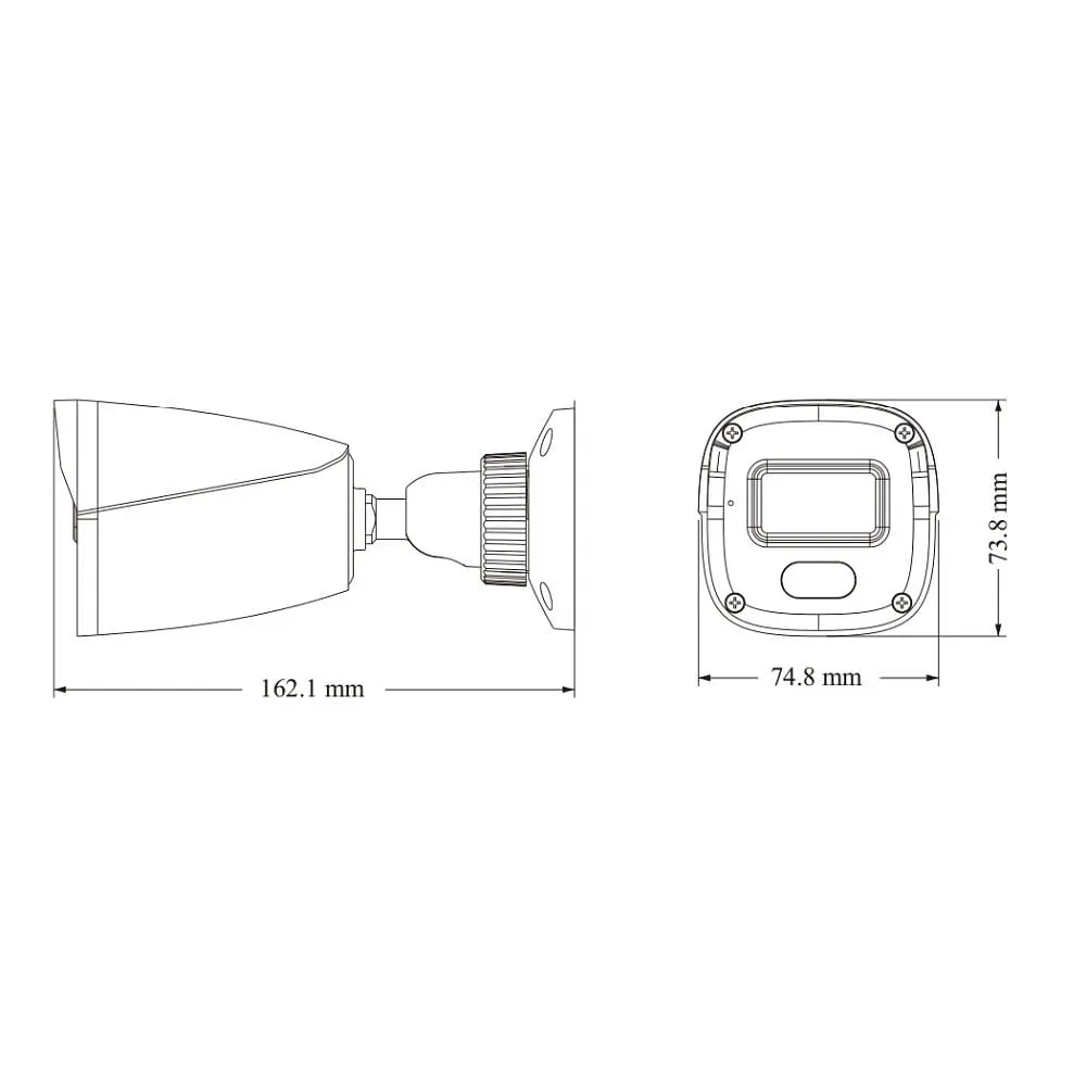 IP-відеокамера 4Mp TVT TD-9441S4L-C(D/PE/AW1) White f=2.8mm, ІЧ+LED-підсвічування, з мікрофоном (77-00324) - фото 2