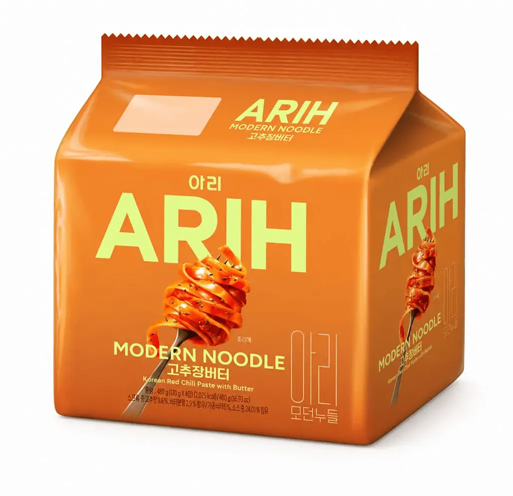Локшина ARIH Modern Noodles Gochujang Butter 4шт х 135г - фото 2