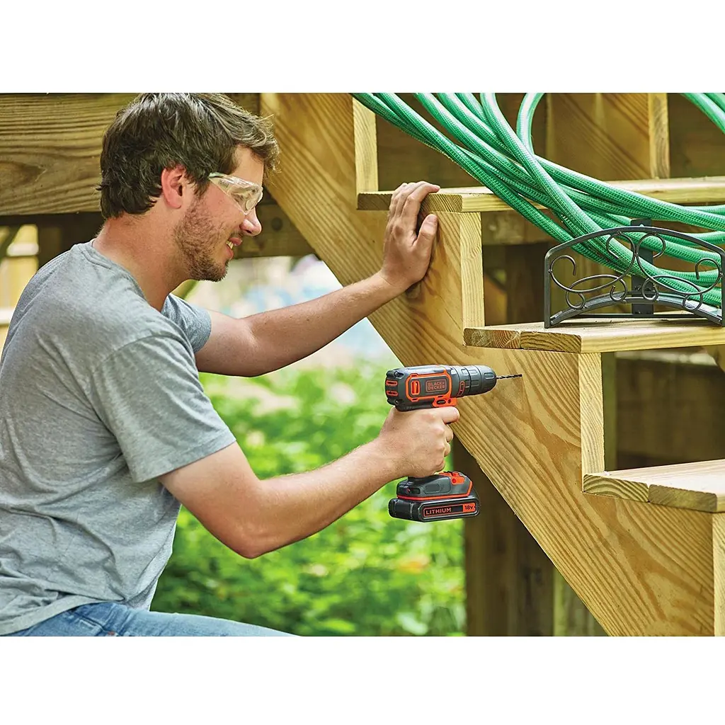 Дриль-шуруповерт Black+Decker BDCDC18B [119530] - фото 5