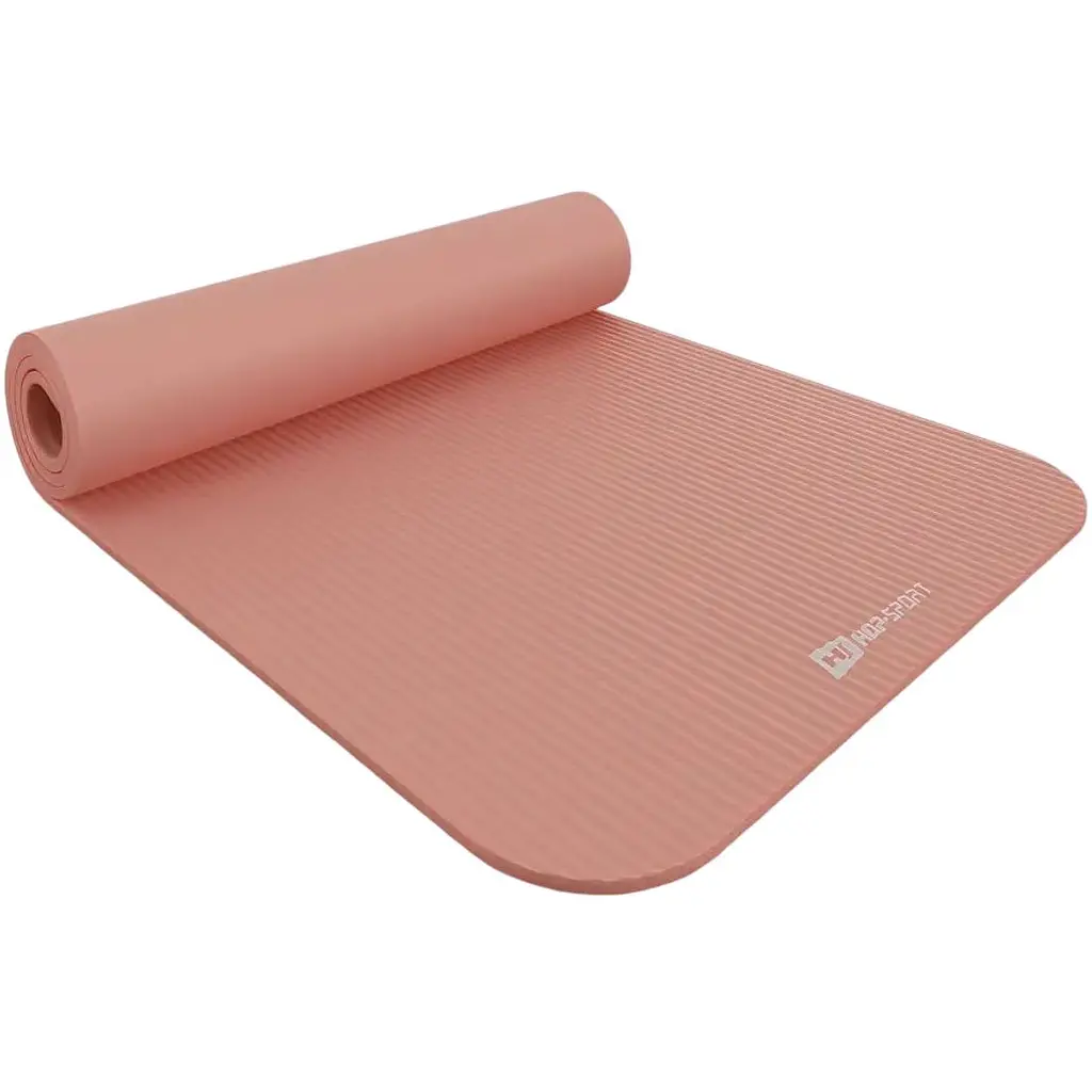 Коврик для йоги Hop-Sport HS-NB010GM NBR 1 см персиковый - фото 3