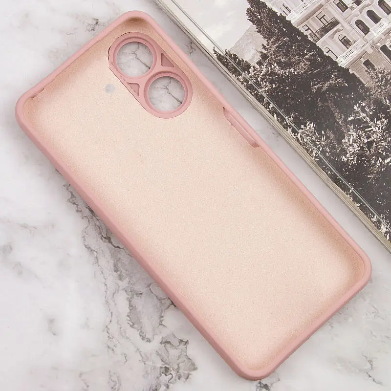 Чохол Getman TPU Liquid Silk Full Camera для Xiaomi Redmi 13Coco C65 Рожевий Sand - фото 3