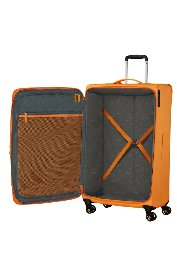 Валіза American Tourister AEROSPIN 80 см RADIANT ORANGE 80x40x30(33) MH6*86003 - фото 2