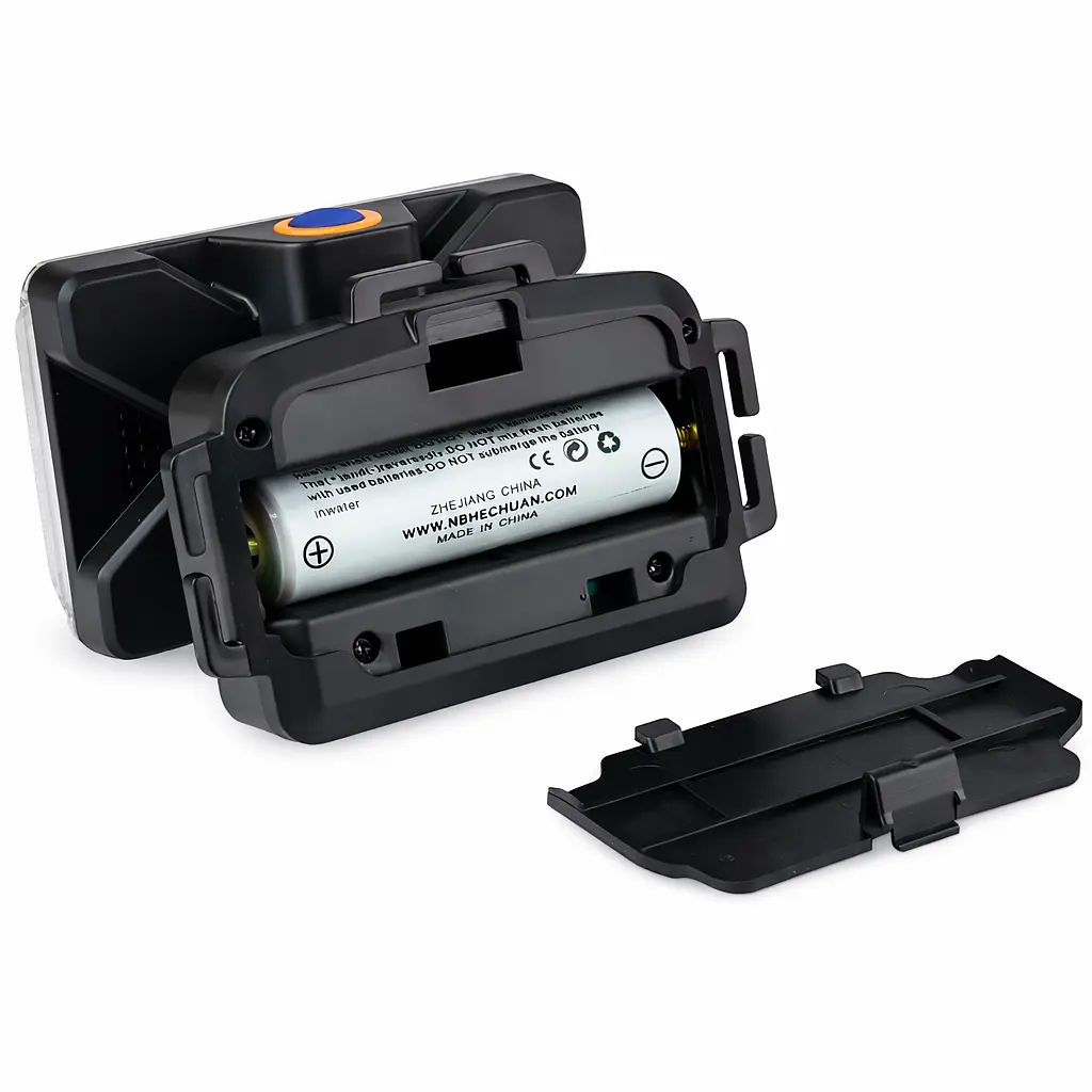 Налобный аккумуляторный фонарь RN814 с USB-зарядкой и регулировкой угла наклона - фото 6