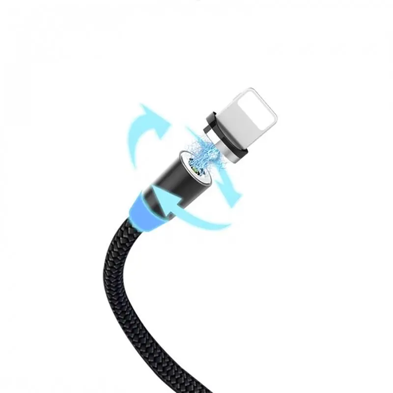 Кабель SkyDolphin S59L Magnetic USB - Lightning (M/M), 1 м, Black (USB-000440) - фото 3