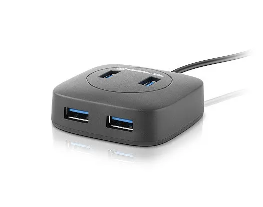 USB-хаб REAL-EL CQ-407 4 ports - фото 3