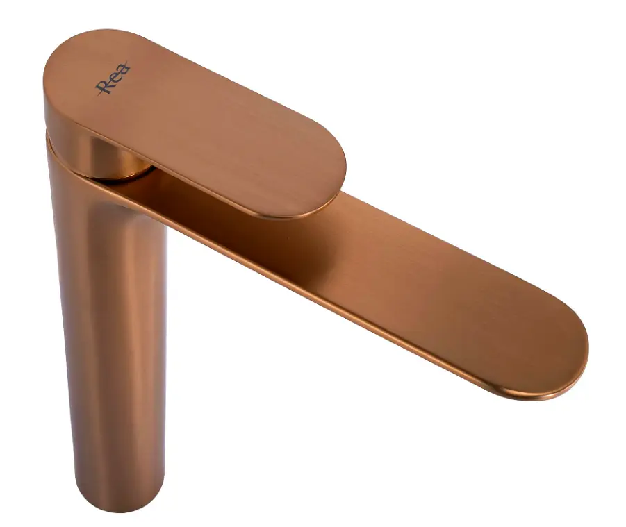 Змішувач для умивальника Rea Drop високий brushed copper REA-B8972 - фото 5