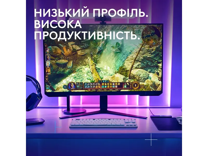 Клавіатура Logitech G515 Lightspeed TKL White (920-012539) - фото 2