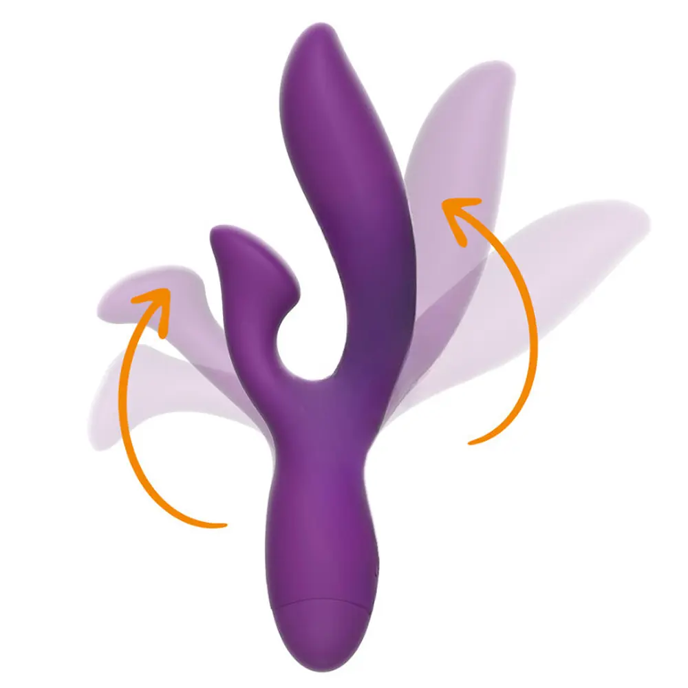 Вибратор-кролик Rewolution Rewofun Rabbit 19.5 см (фиолетовый) - фото 7