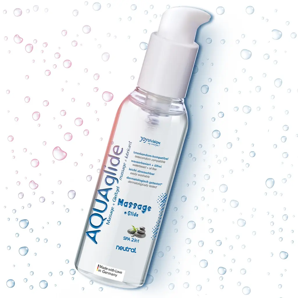 Лубрикант на водній основі Joydivision AQUAglide Massage + Glide Neutral 200 мл - фото 2