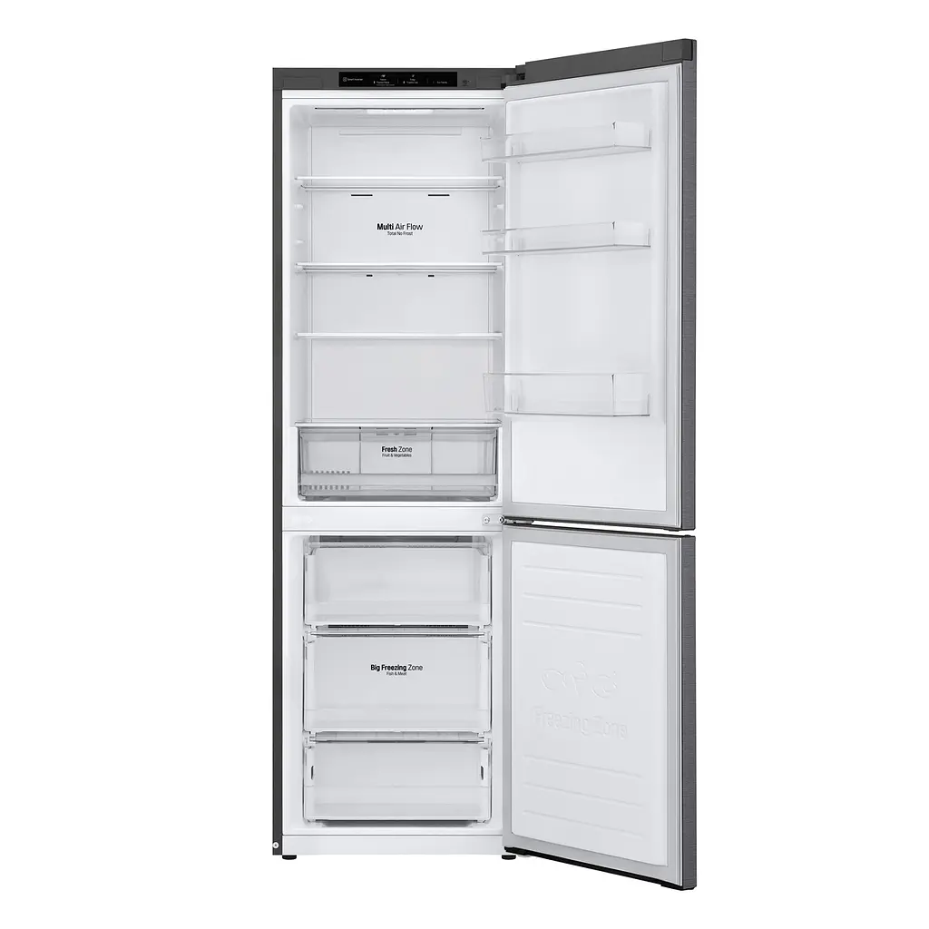 Холодильник LG 186x60х68 холодильне відділення 234 л морозильне відділення 107 л 2 двері А+ NF сірий темний (GC-B459SLCL) - фото 3