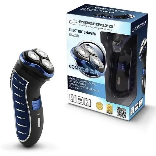 Роторная бритва Esperanza EBG 002K аккумуляторная до 60 мин работы - фото 4