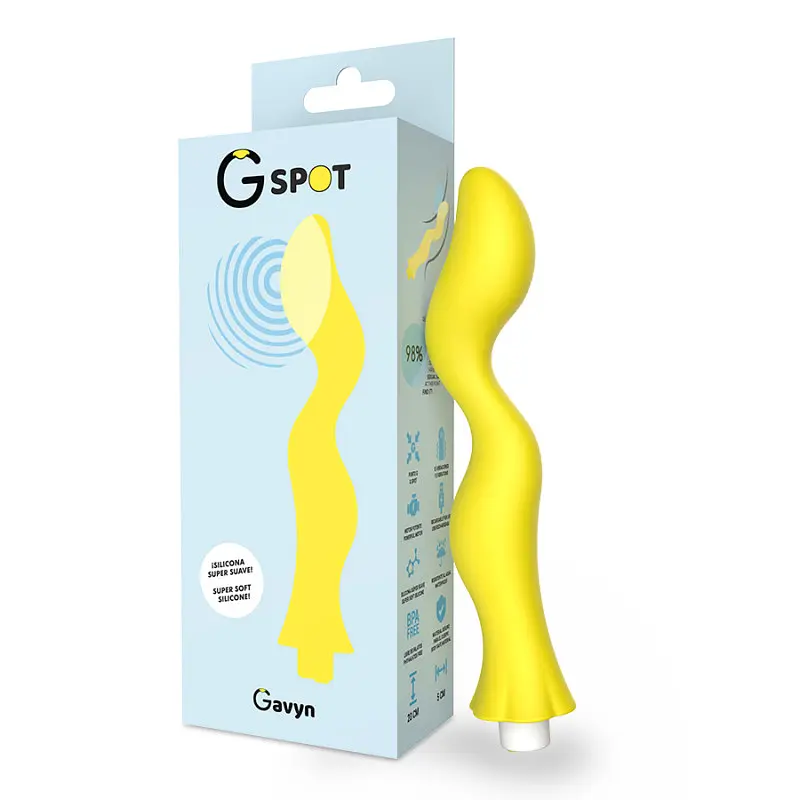 Вібратор для точки G GAVYN, колір: жовтий G-SPOT (Іспанія) G-SPOT GS907440 103080 - фото 4