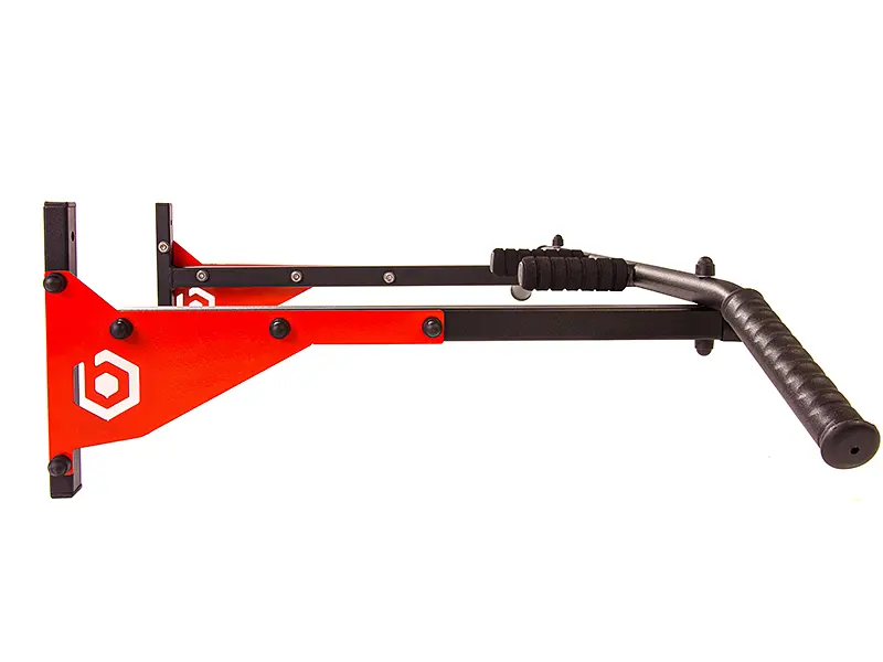 Настінний турнік Besport 3 хвата BS-T0004 чорно-червоний - фото 7