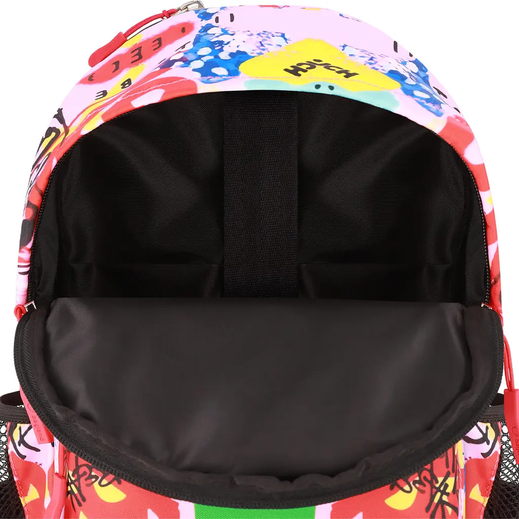 Рюкзак Bagland Stylish S 8 л сублімація 1344 червоно-рожевий (00554694) - фото 3